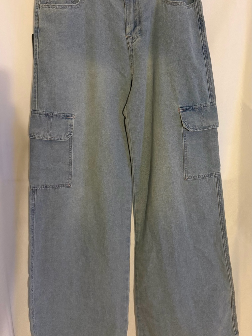 True Religion Bobbi Baggy Cargo Denim Jeans Size 29-